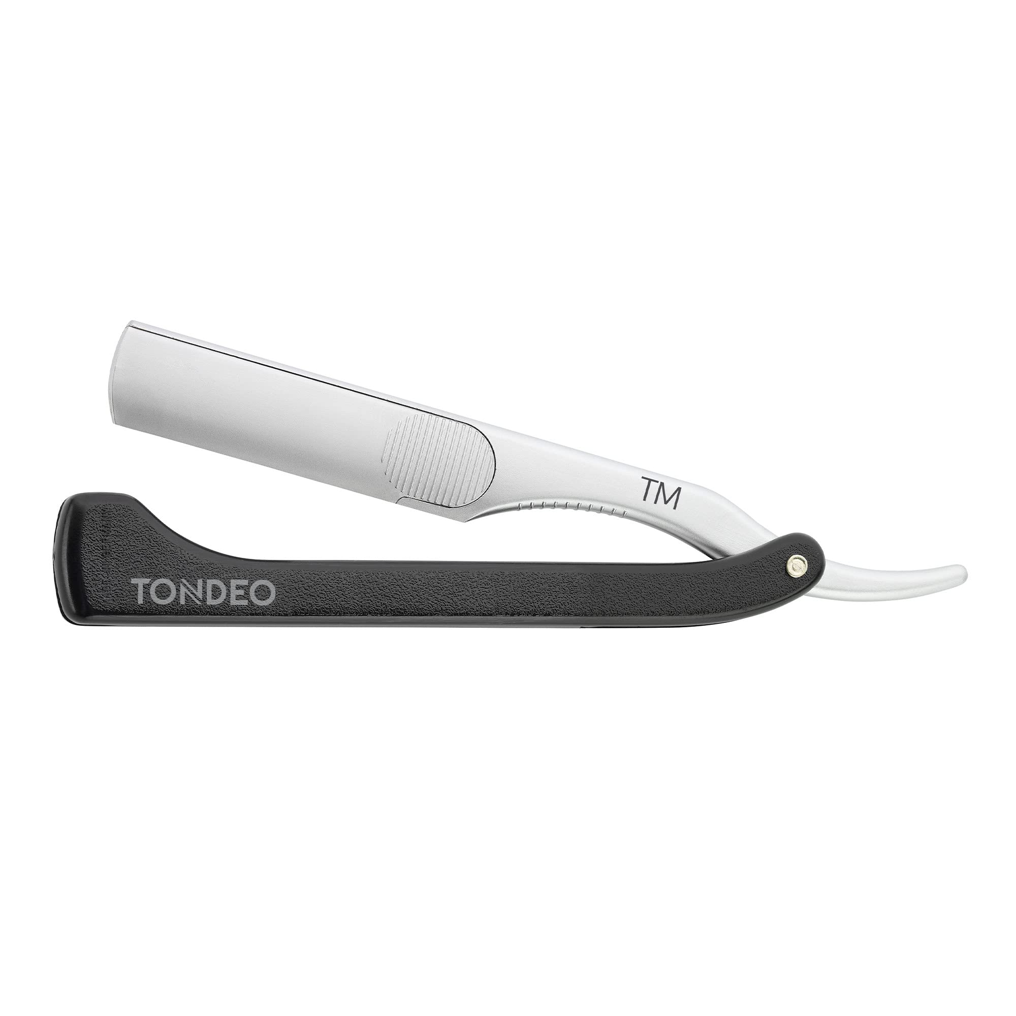  **Tondeo Rasiermesser TM inkl. 10 TCR Klingen für Barbers und Professionelle im Stylingstudio**
| **Tondeo Rasiermesser