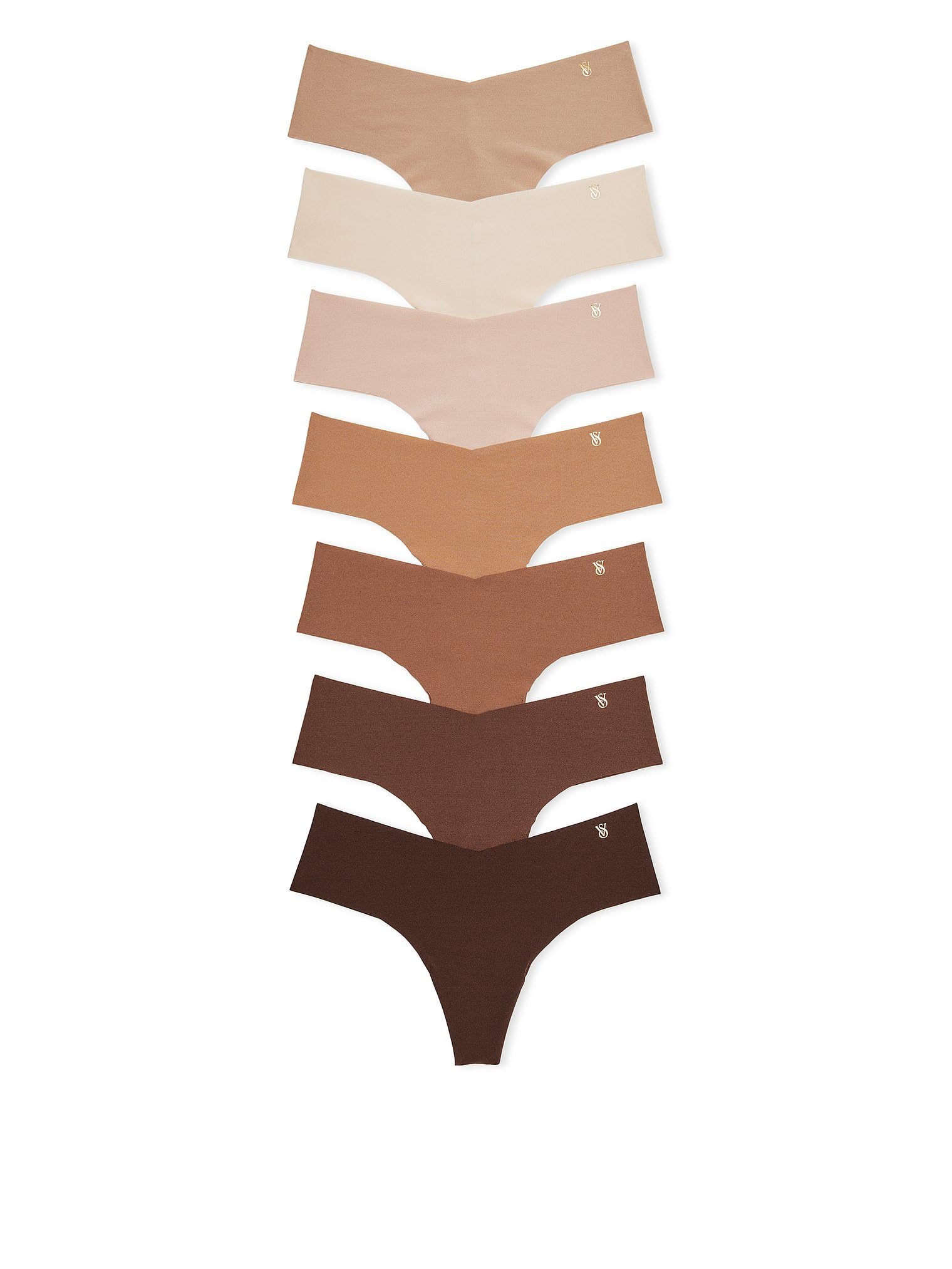 Victoria's SecretWomen's No Show Thong Underwear, Panties for Women, Multi Pack (XS-XXL)