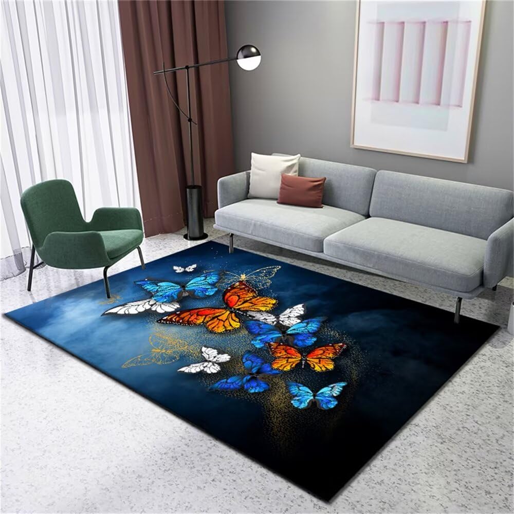 Chaise chambre tapis chat antidérapant et tapis de salon lavable