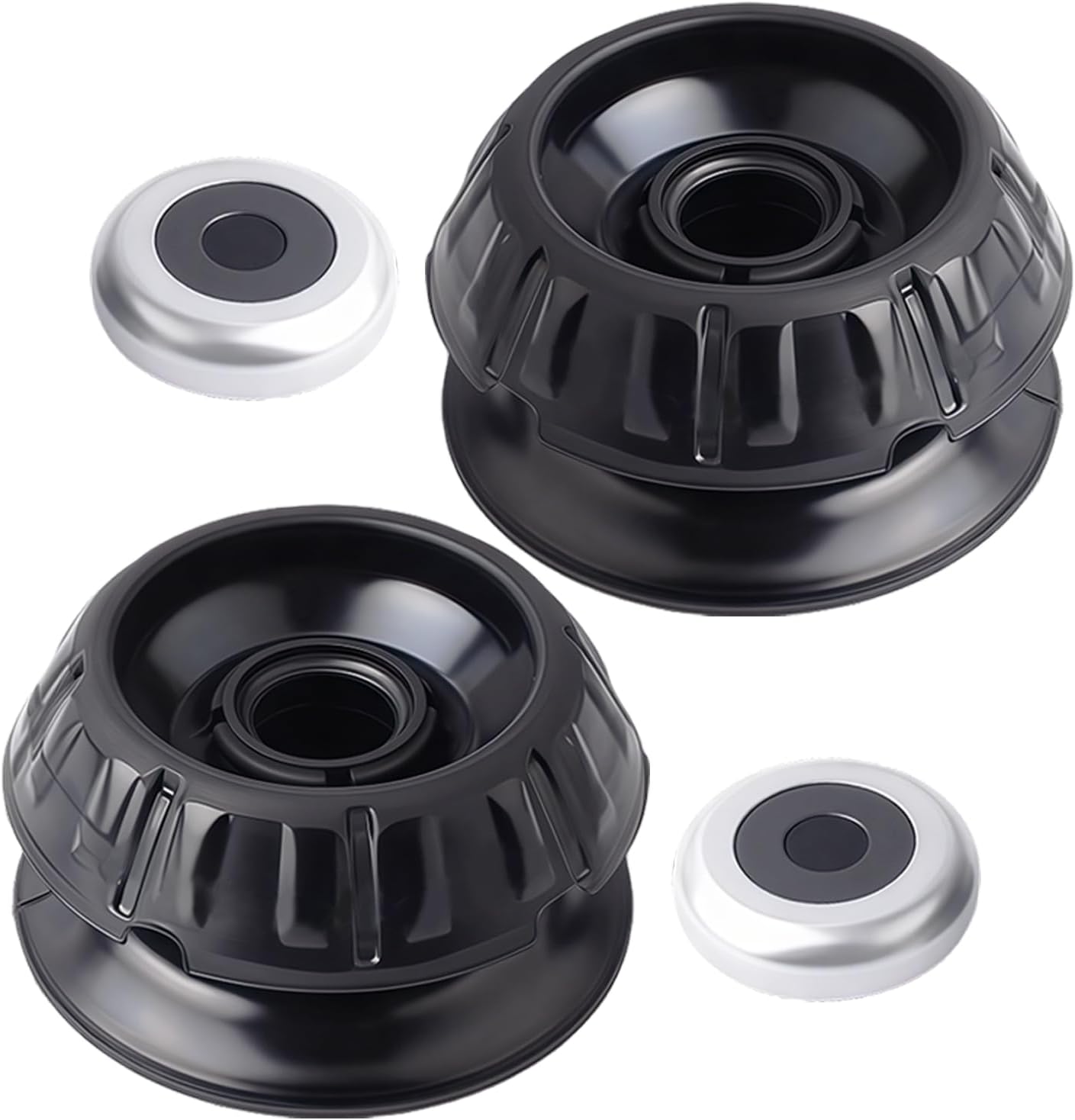 2Pcs Front Strut Shock Mount Set with Bearing Fit for Scion xD 1.8L 2008-2014 Fit for Toyota Yaris 1.5L 2006-2017 Fit for Toyota Prius C 1.5L 2012-2019 Replaces 48609-52100 48609 52100 4860952100