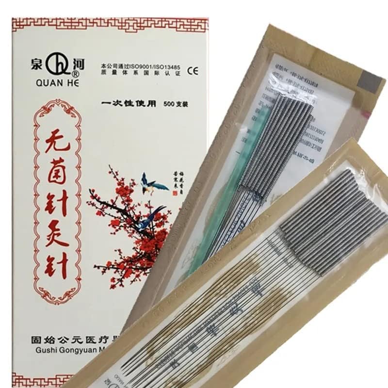 PCS Premium Stainless Steel Acupuncture Tube Needles (Pack of 500 Needles) - Targeted Healing, Sterile & Disposable (0.25X60mm) (B0D1R46T78) Amazon Price History, Amazon Price Tracker