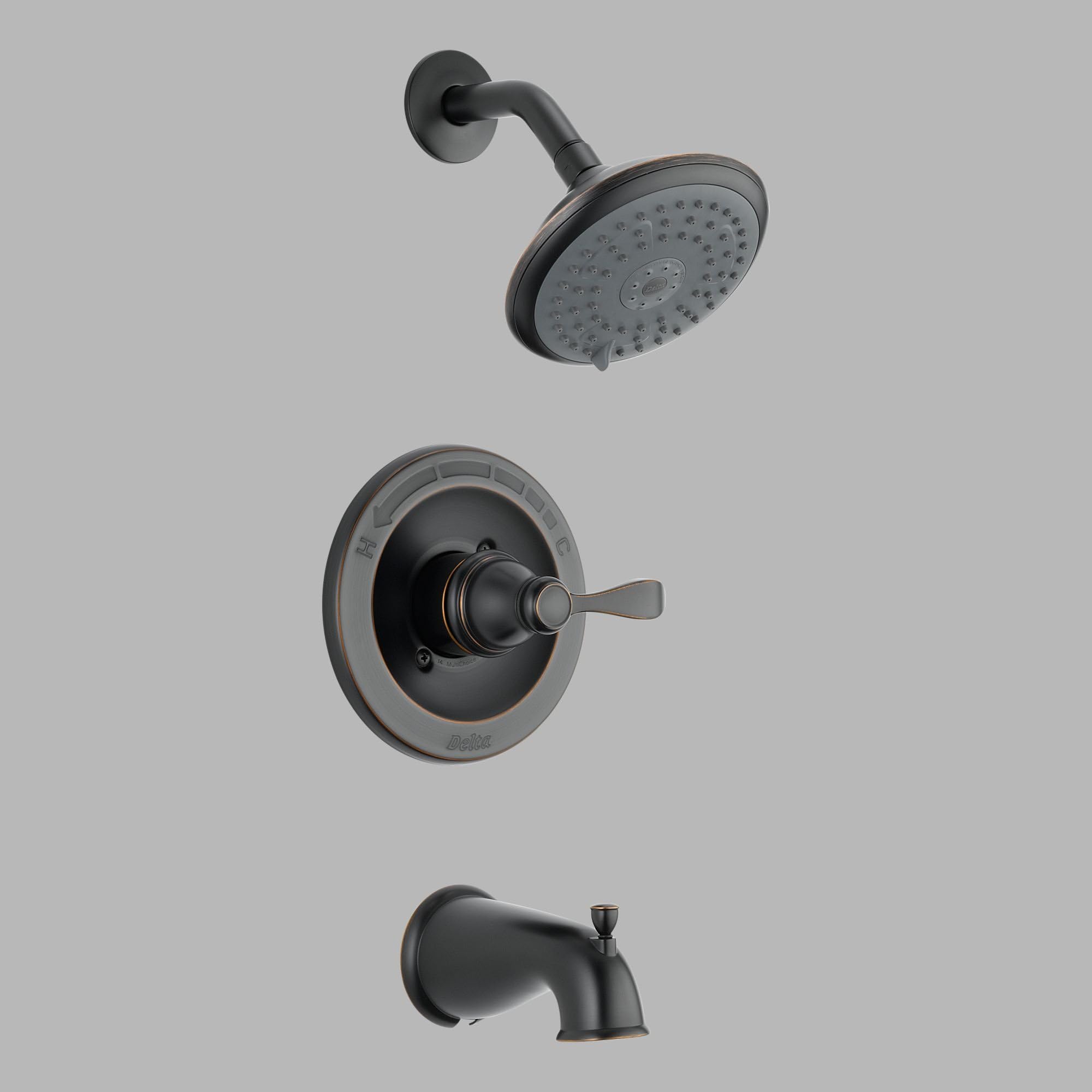 Delta-144984-OB Porter, Monitor(R) 14 Series Tub & Shower Trim, Oil Bronze