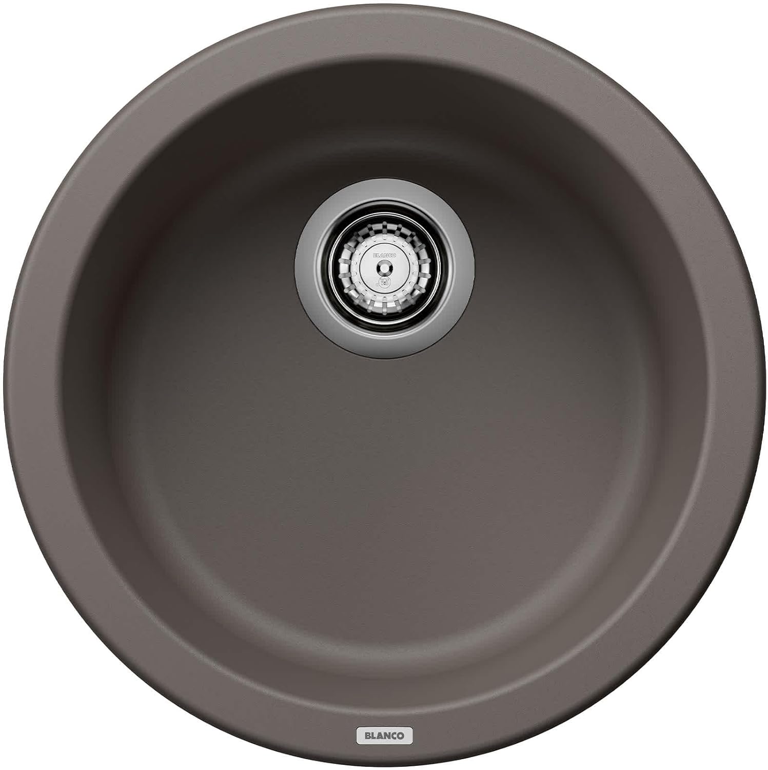 BLANCO 527416 RONDO SILGRANIT Drop-In or Undermount Round Bar Sink - Volcano Gray