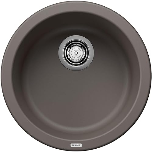 Vista 15 de BLANCO Rondo Bar Fregadero negro carbón 18 pulgadas