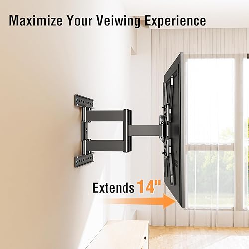 Miniatura 3 de ELIVED Soporte de pared para TV ultra delgado para la mayoría de televisores de 26 a 60 pulgadas, soporte de TV de perfil bajo, soporte de pared