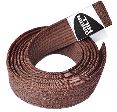 GREEN HILL Cintura Judo Colorata Belt Karate Arti Marziali Bianco Giallo Arancione Verde Rossa Viola...