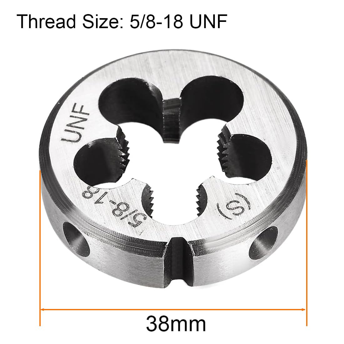 TA-VIGOR 1pc 5/8-18 UNF Metric Adjustable Threading Die - Image 2