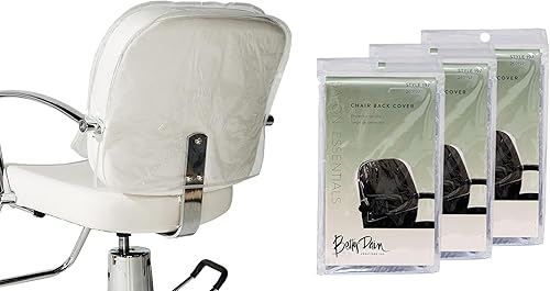 Betty Dain Paquete de 3 fundas para sillas de salón, protege la tapicería de las sillas de spasalón de manchas, productos químicos, humedad y