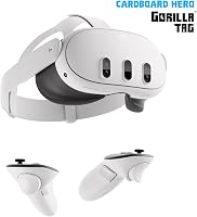Meta Quest 3 512 GB – Die leistungsstärkste Quest – Ultimative Mixed-Reality-Erlebnisse – Gorilla Tag Cardboard Hero Bundle – Amazon Exclusive