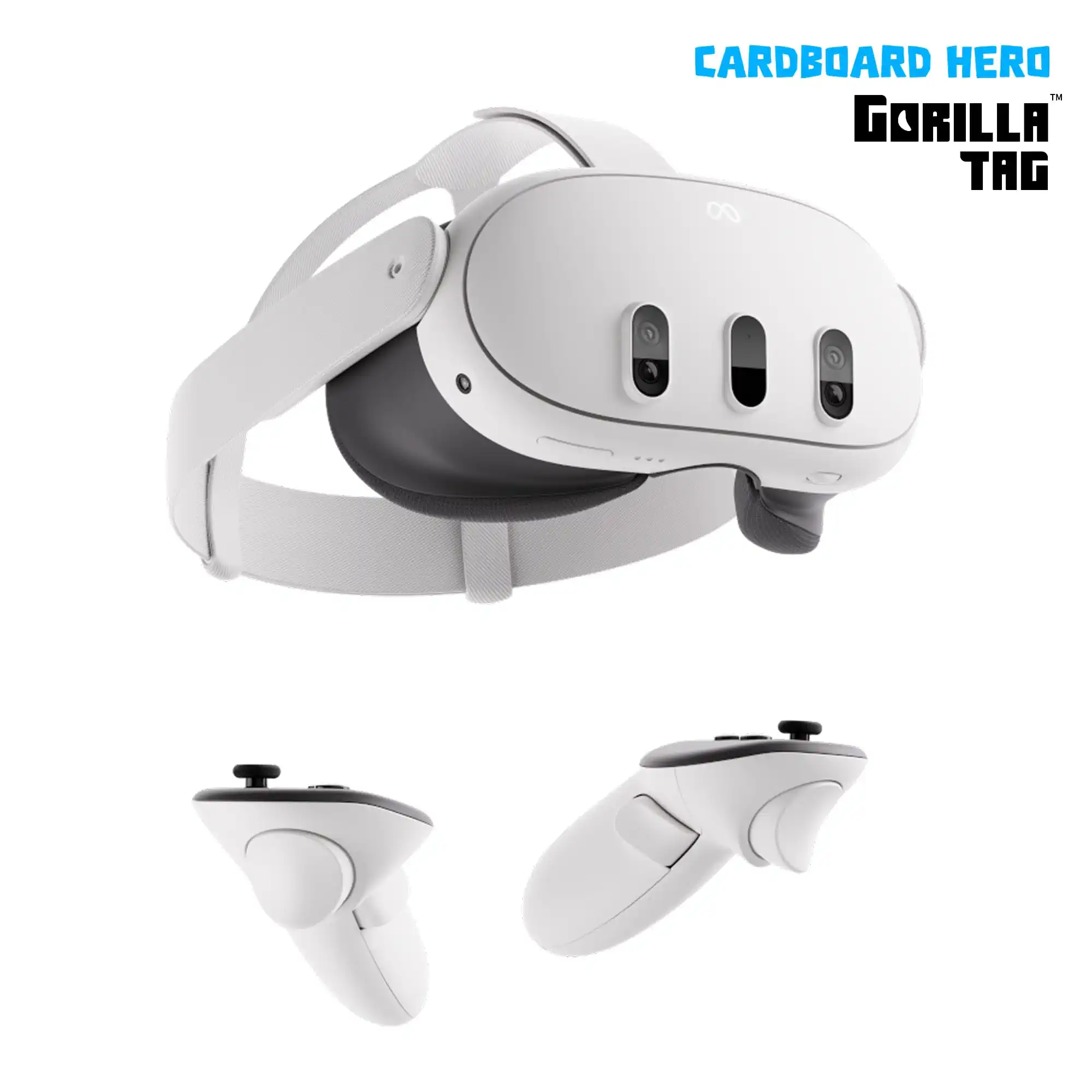 Meta Quest 3 512 GB – Die leistungsstärkste Quest – Ultimative Mixed-Reality-Erlebnisse – Gorilla Tag Cardboard Hero Bundle – Amazon Exclusive