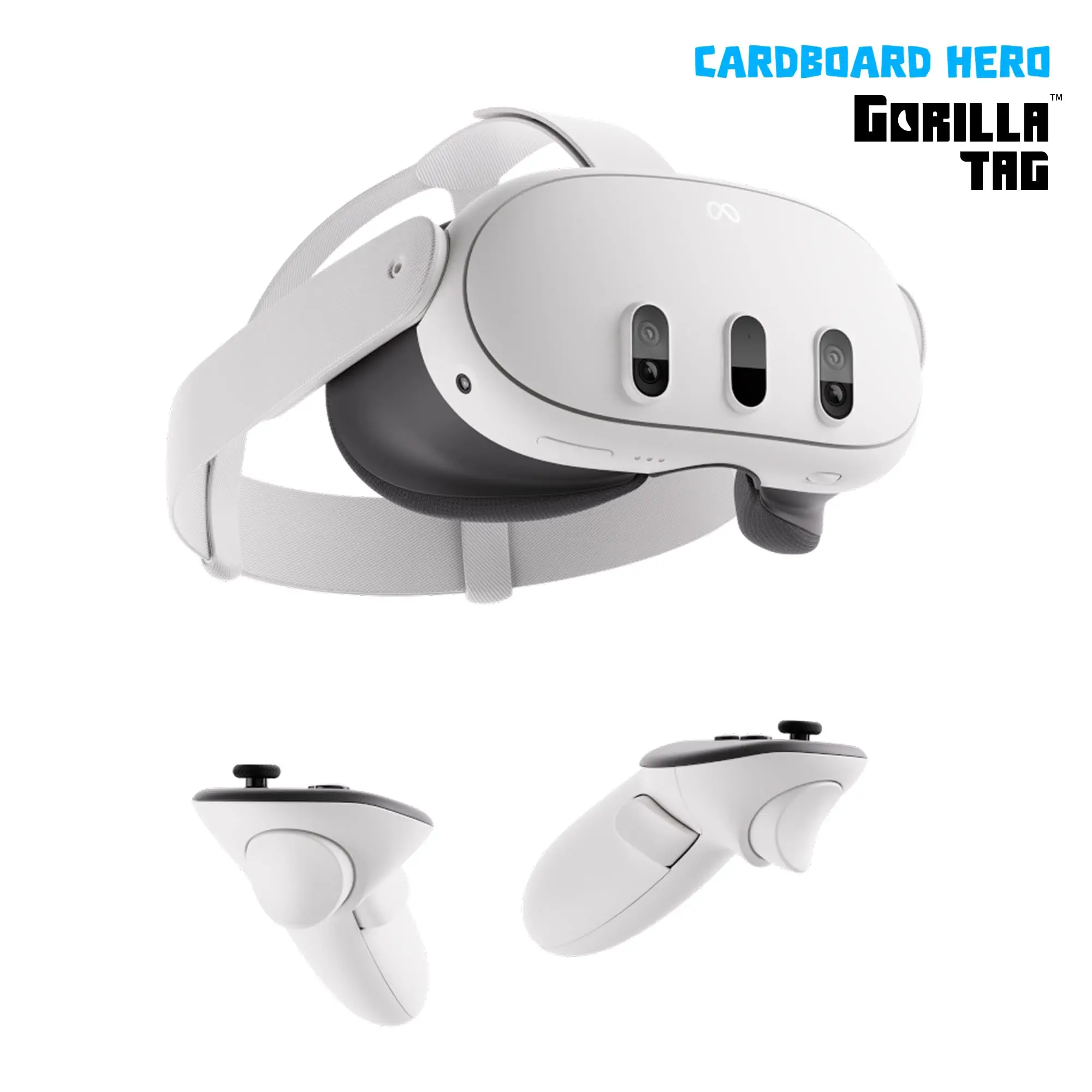 Meta Quest 3 512 GB – Die leistungsstärkste Quest – Ultimative Mixed-Reality-Erlebnisse – Gorilla Tag Cardboard Hero Bundle – Amazon Exclusive