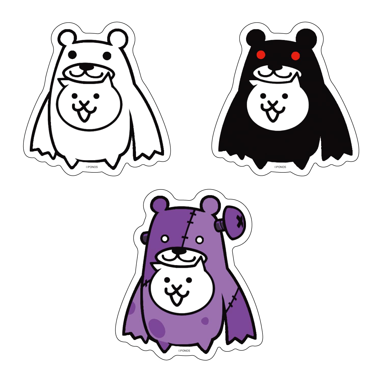 Amazon | にゃんこ大商店オリジナル ステッカーセット ネコックマ