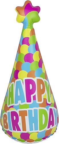 Miniatura 6 de Poolmaster Sombreros de fiesta para piscina, juego de lanzamiento de anillos para exteriores e interiores, sombreros de fiesta, multicolor (86201)