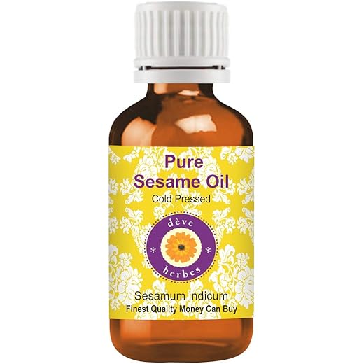 Deve Herbes Pure Sesame Oil Sesamum indicum Cold Pressed N