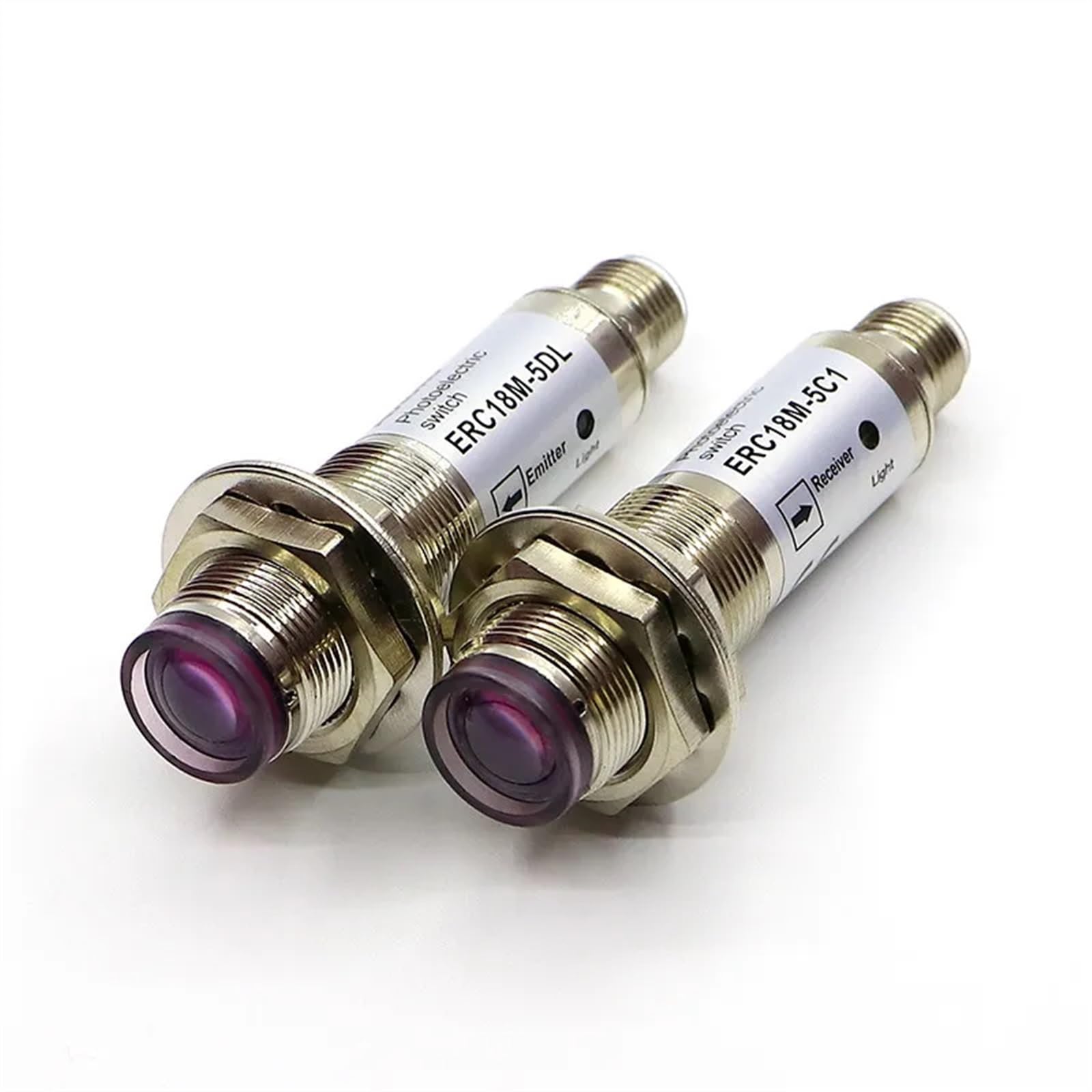 Sensor de luz automático infrarrojo ERC18M-5C1,5DL Tipo pasante NPN NO