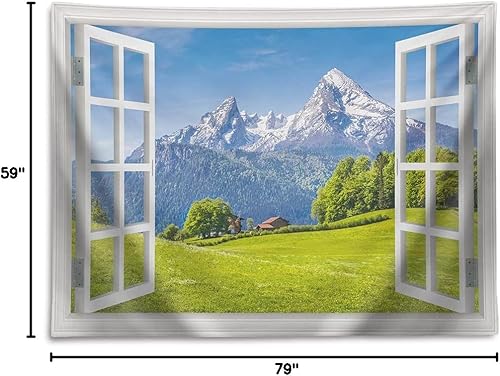 Miniatura 7 de Tapiz para colgar en la pared, diseño de paisaje junto al mar, puesta de sol, océano, arena y playa con palmera, tapiz de pared artístico, tapices