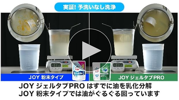 Amazon.co.jp: ジョイ ジェルタブ PRO W除菌 食洗機用洗剤 100個