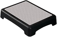 Vista 1 de Non-Slip Indoor/Outdoor 4 Inch Height Mobility Platform Step, Grooved Surface for Added Traction, Drainage Holes – Supports Up to 400 Pounds