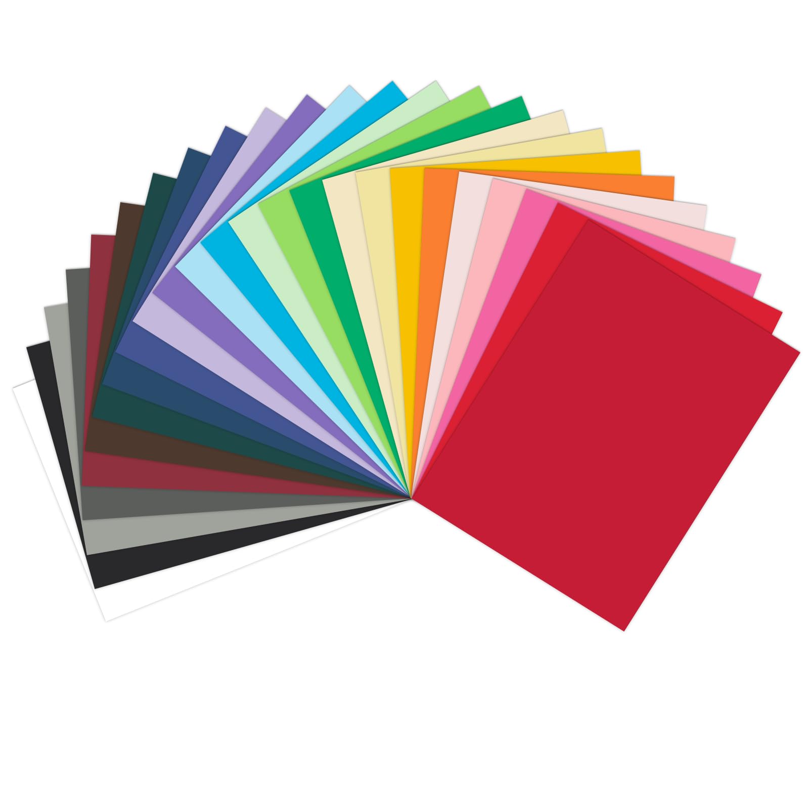 Goefun 50-Pack Colored Cardstock