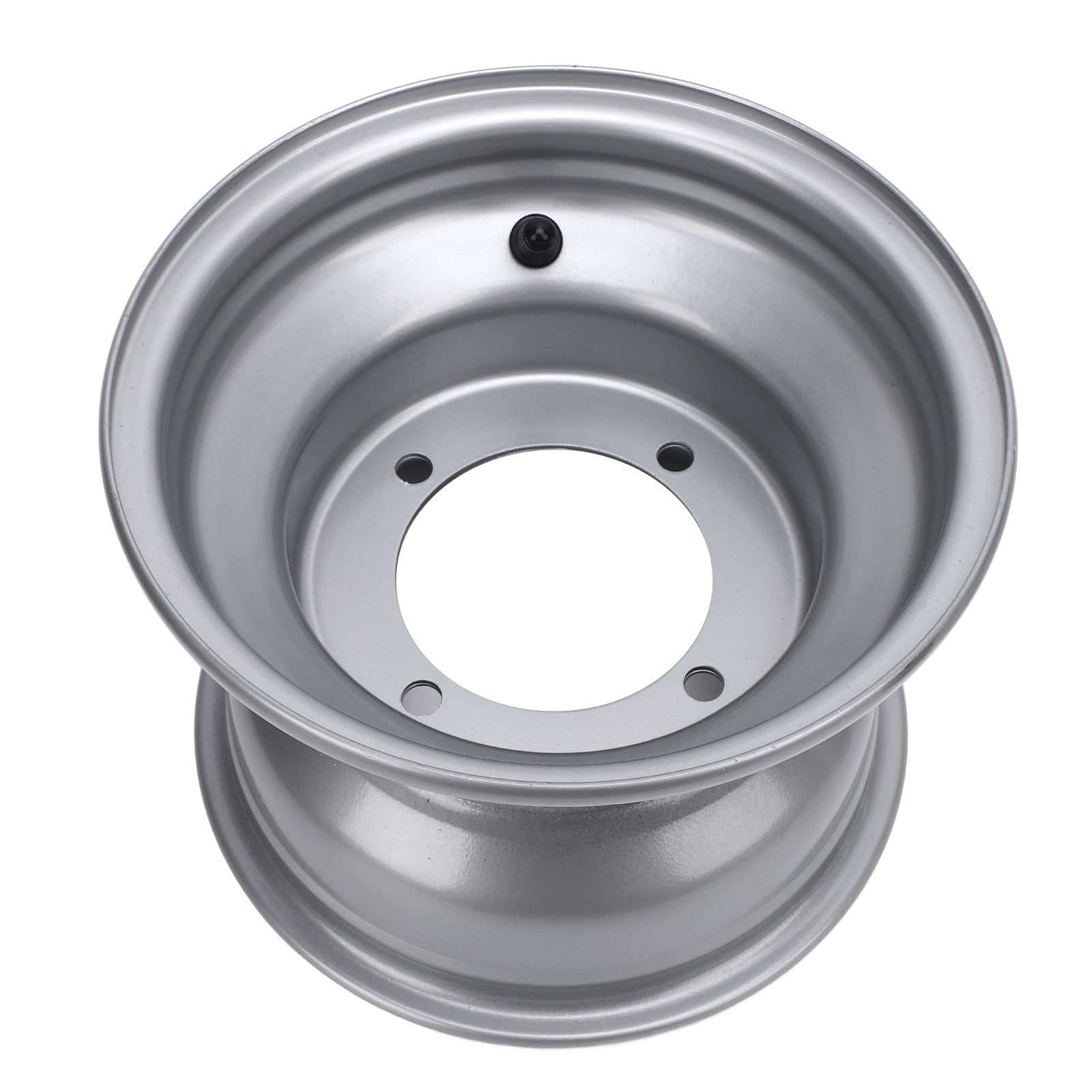 Focket Cerchio Ruota ATV 8 Pollici, Cerchio Ruota ATV 18 x 9,50-8, Materiale in Lega di Alluminio, Parti di Ricambio per ATV, Go Kart, Veicoli Fuoristrada e (4 Fori (spaziatura dei Fori: 110 mm)
