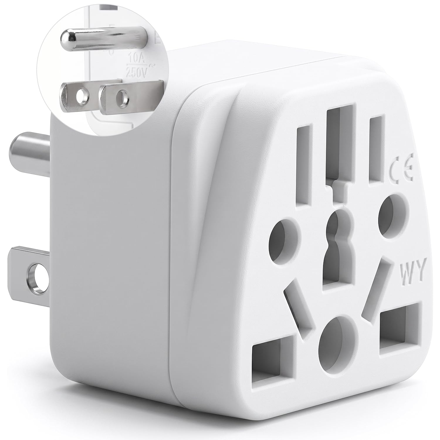 Unidapt Travel Plug Adapter - Worldwide Compatibility -8 Unidapt Travel Plug Adapter - Worldwide Compatibility -8