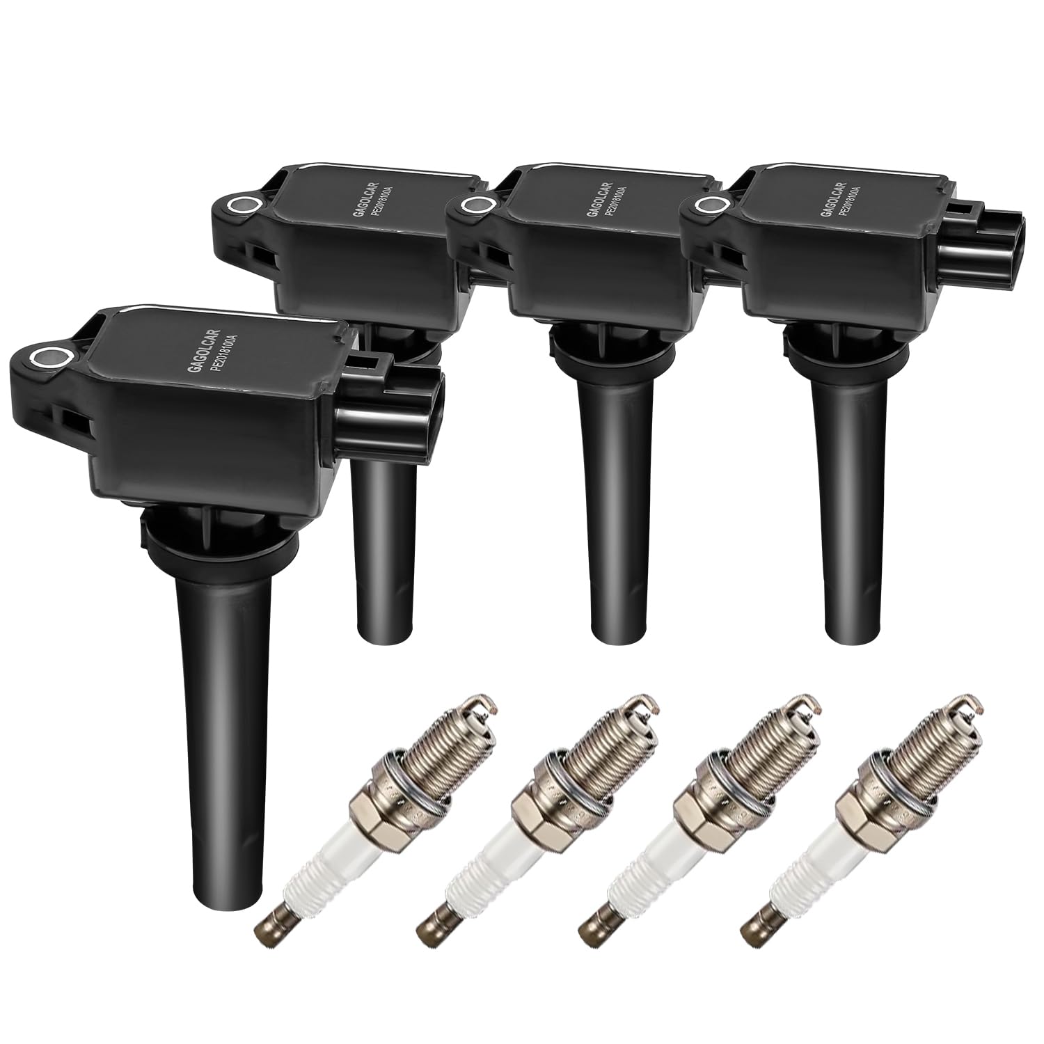 Amazon.com: GAGOLCAR UF656 OEM Ignition Coils Pack and Spark Plugs