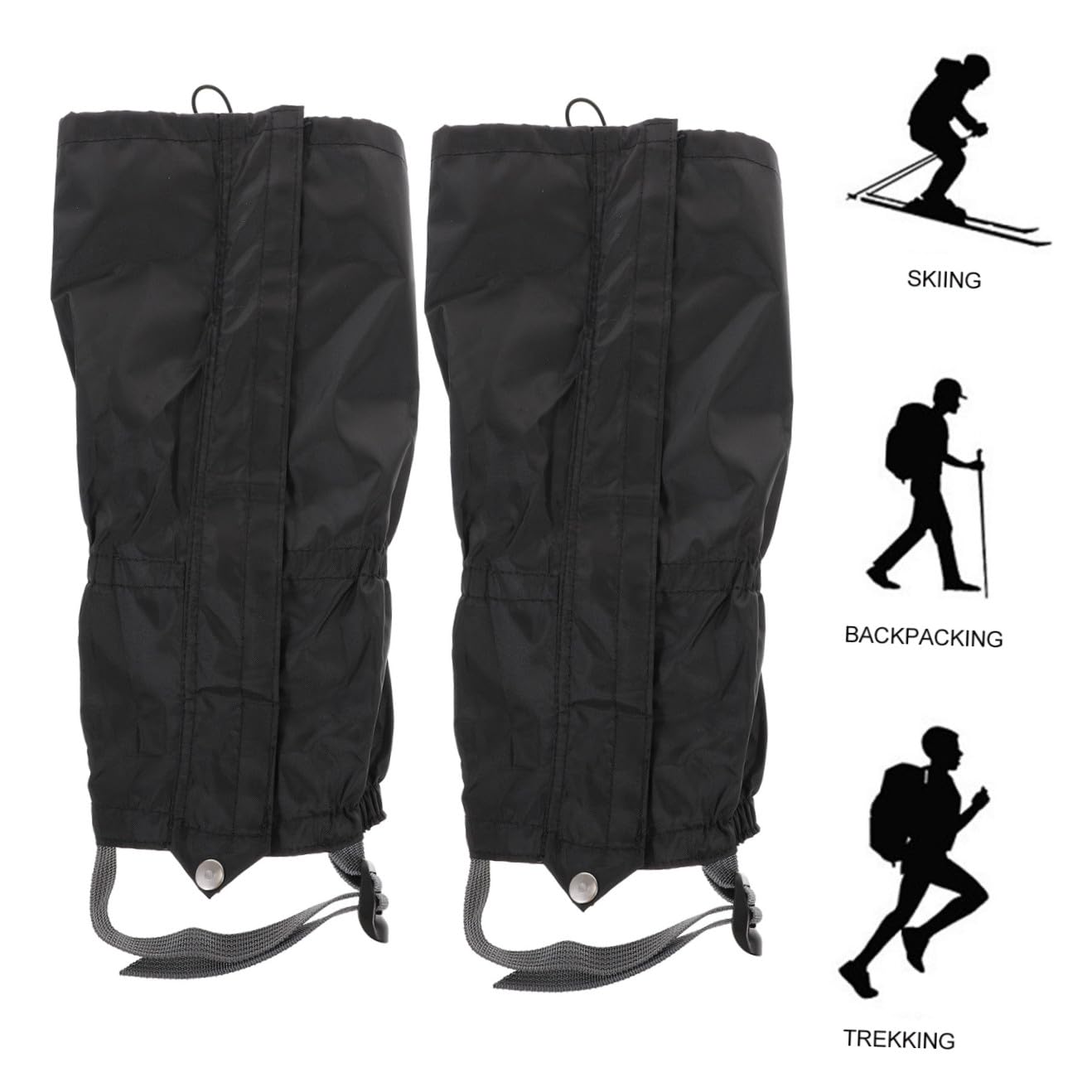 TOYANDONA Schnee Beinüberzüge wasserdichte Gamaschen Für Outdoor Aktivitäten Robuste Beinschutz Für Winter Für Bergsteigen