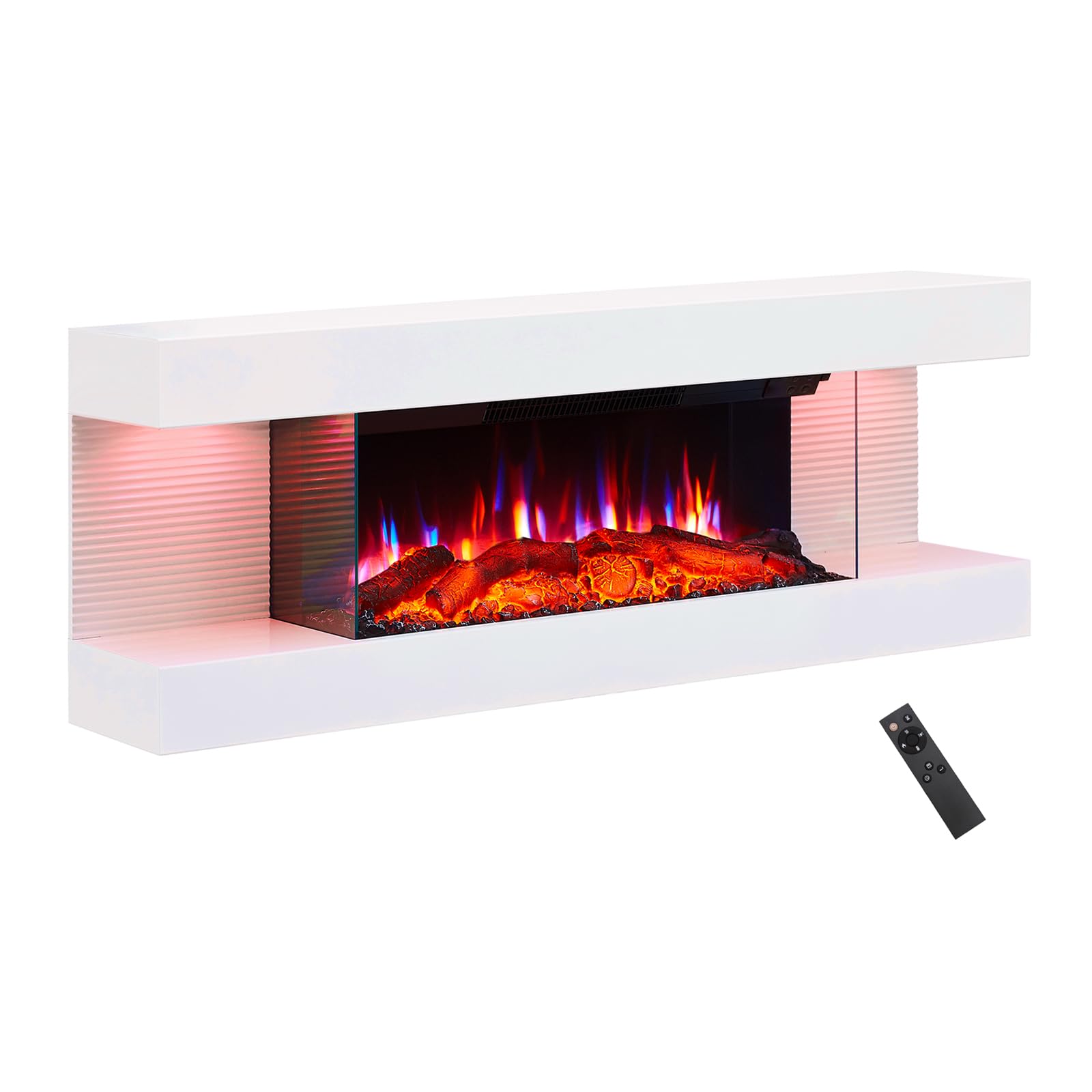 Amazon.com: PuraFlame Alsa 44 Inch Wall Mounted Electric