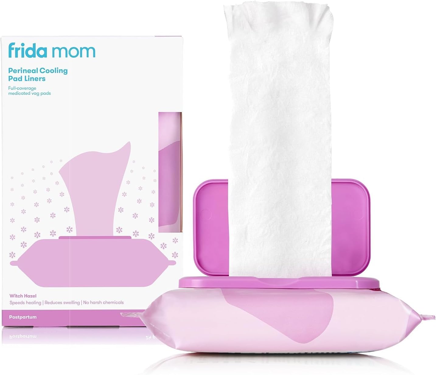 Frida Perineal Medicated Witch Hazel Cooling Pad Liners for Postpartum