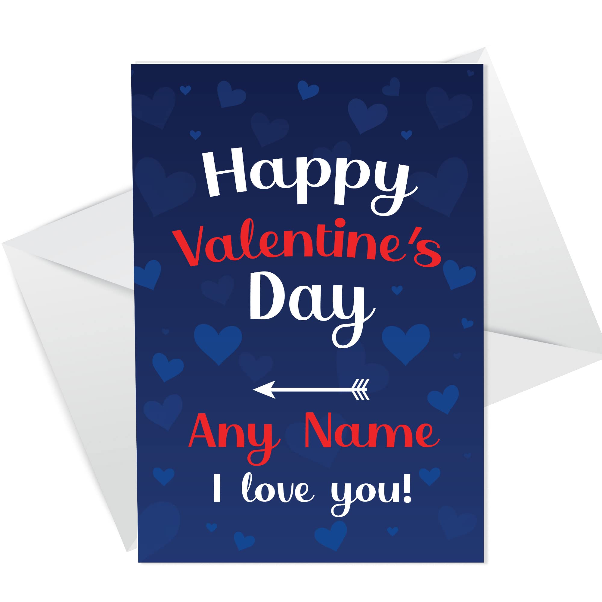 Personalised Valentines Card For Boyfriend Husband Perfect Card For Him LOVE Card