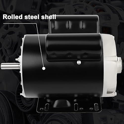 Miniatura 6 de motor eléctrico 2HP 3450RPM motor monofásico de uso general 115230V 58" diámetro CWCCW ODP 60HZ del eje