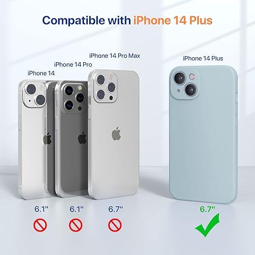 Miniatura 1172 de Miracase - Funda diseñada para iPhone 11 con protector de pantalla, funda de goma de silicona líquida, protección total contra caídas y a prueba