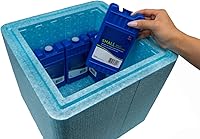 Vista 3 de Caja de envío fría aislada con enfriador de espuma, reutilizable, reciclable y multiusos, EPE USA theBOXcold