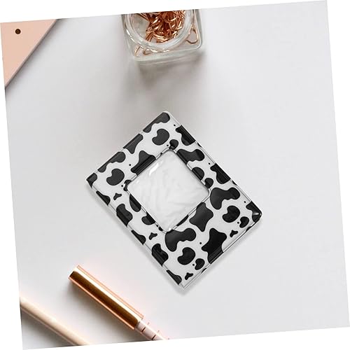 Miniatura 2 de Tofficu 4 tarjetas de notas, tarjetas de vaca, organizador de álbumes, impresión de fotos, soporte de película de identificación, mini carpeta de