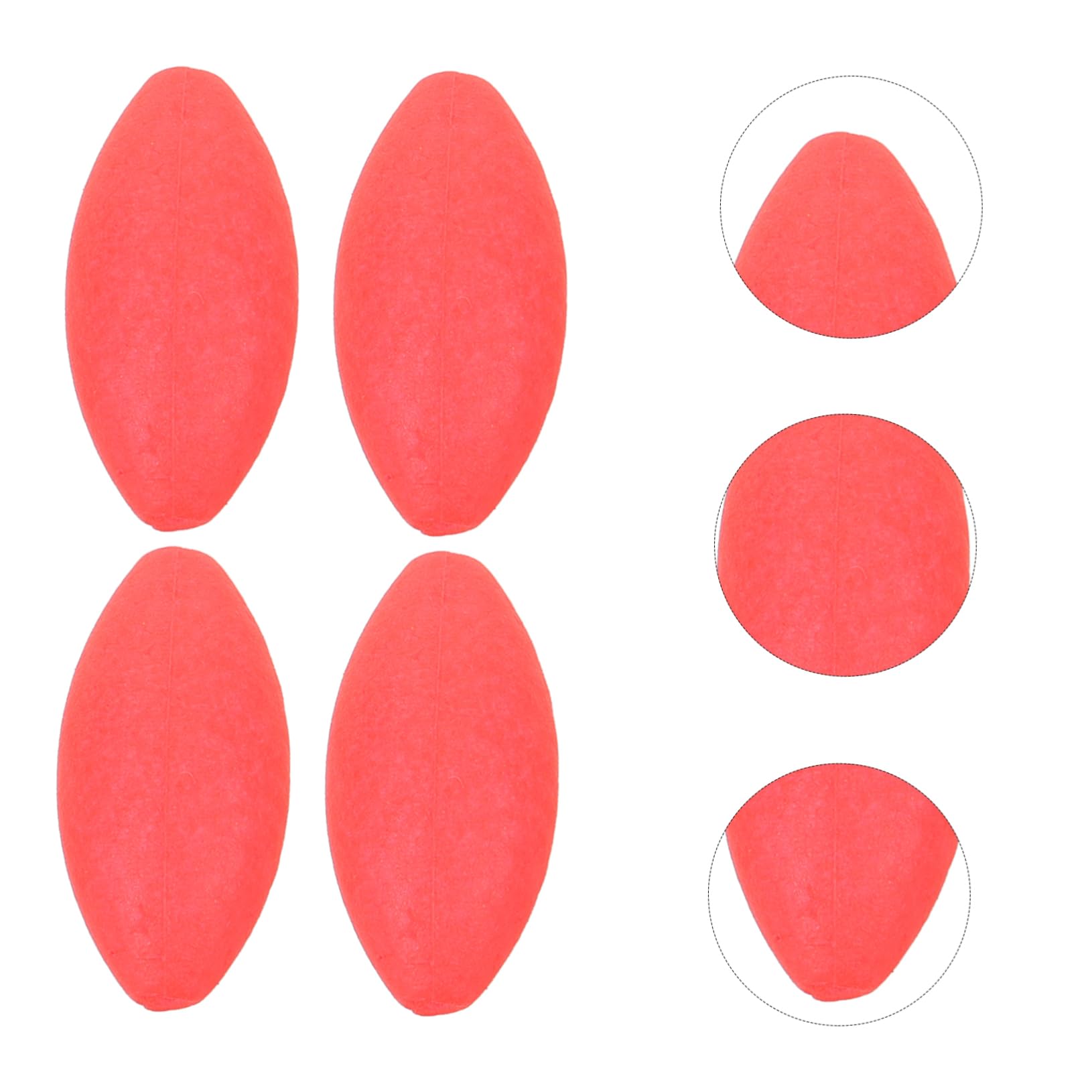 ifundom 4 Set Forniture per La Pesca con Il Surf Attrezzatura Galleggia Perline da Pesca Accessori per La Pesca Arnesi da Pesca Aspetta La Pesca Plastica Rosso 200 Pezzi * 4