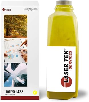 Compatible 7500 Toner Refill Kit Refills Xerox 106R01438 Toner Cartridges Works with Phaser 7500, 7500N, 7500DN, 7500DT, 7500DX Printers Yellow 1-Pack