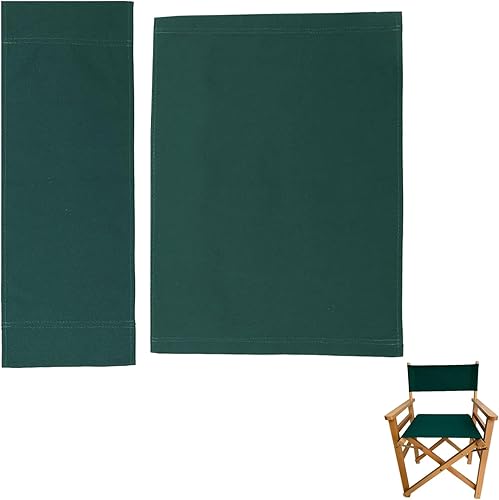 Miniatura 10 de Upone Juego de fundas de repuesto de lona para sillas de director, 20.86 pulgadas de largo x 16.14 pulgadas de ancho, para sillas de director, silla