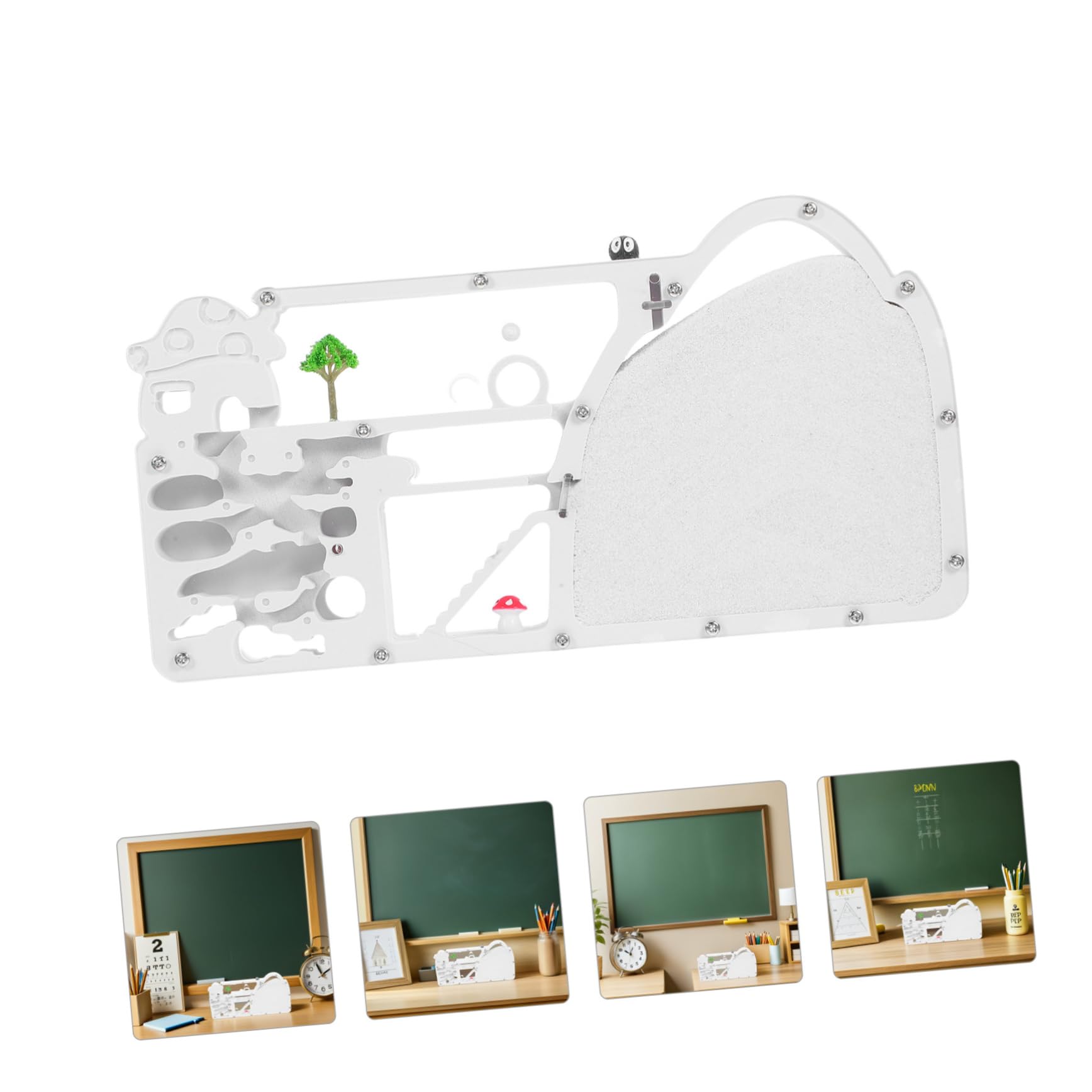 Castillo de Observación de Hormigas Abs Blanco para Niños | Refugio de Hormigas, Granja de Hormigas Trepadoras, Decoración Colegio, Kit Científico Interactivo