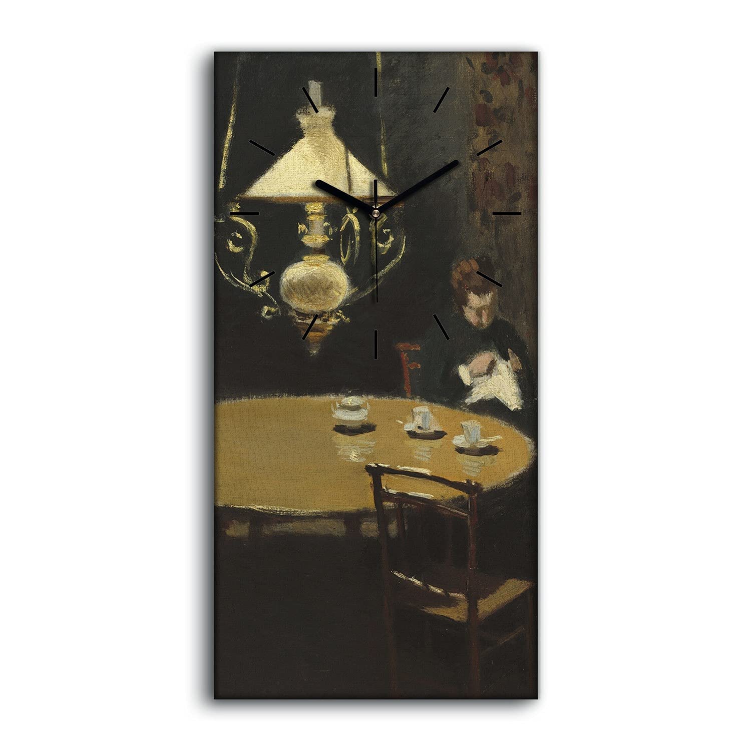Horloge sur toile silencieuse Coloray pour dormir sans bruit