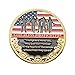 Thank You for Your Service Firefighters Challenge Coin God Bless Firefighters Prayer Commemorative Coins Fireman's Prayer Gift