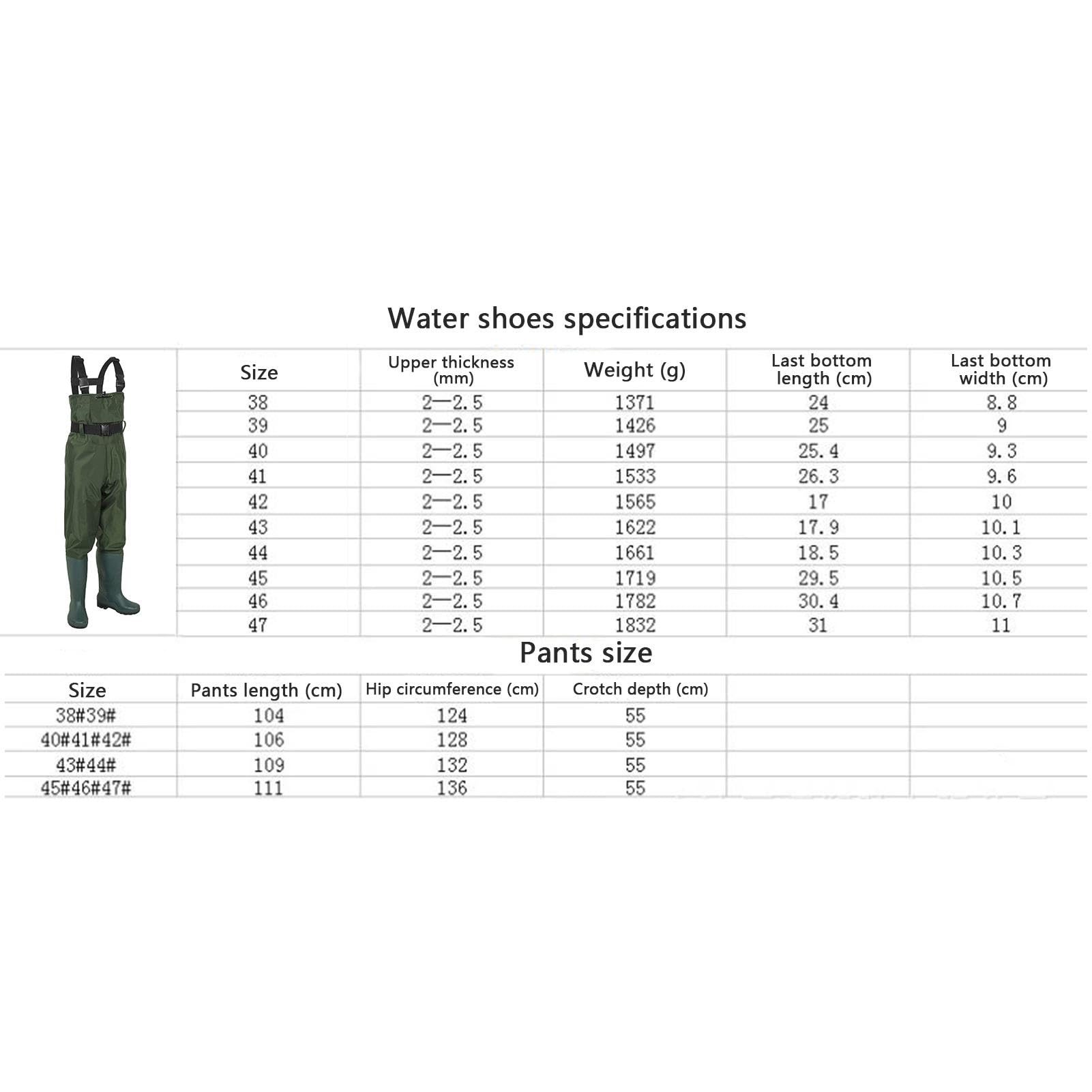 Trampolieri da Pesca con Stivali Impermeabili, Pantaloni da Pescatore Uomo Donna, Nylon PVC Waders Traspirante con Tasca e Cintura, Trampolieri per Caccia Agricoltura