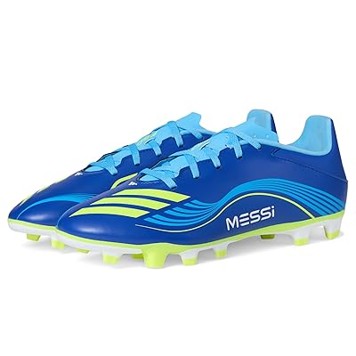 adidas F50 Messi Club Firm/Multi Ground SoccerCleats Soccer Shoes Team Royal Blue/Solar Yellow/Semi Blue Burst