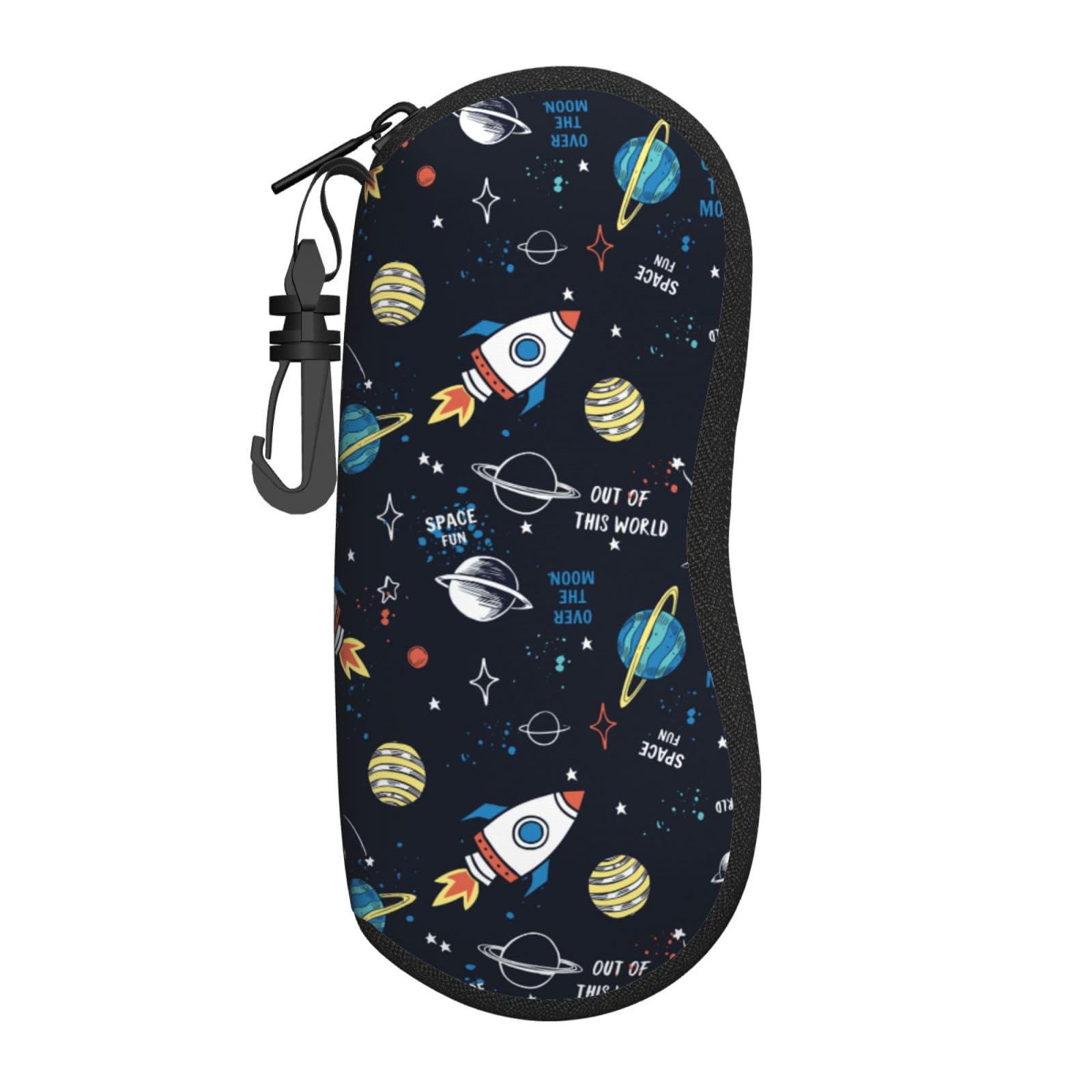 Amazon.co.jp: メガネケース 宇宙 ロケット 惑星 星 カートゥーン 漫画 