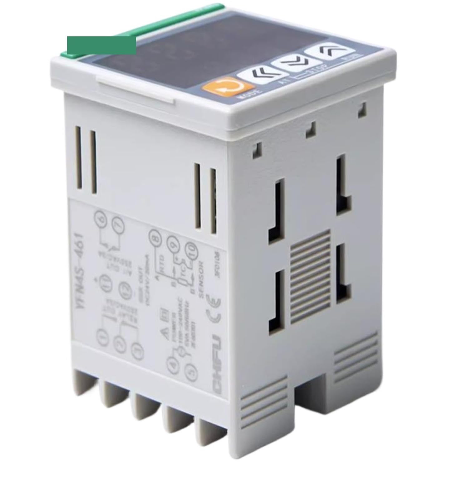 1 controlador de temperatura PID de precisión de 48 x 48 mm, termopar E/K/J/L/T/R/S/PT100/Cu50, relé SSR salida RS485 (salida de relé-RS485)