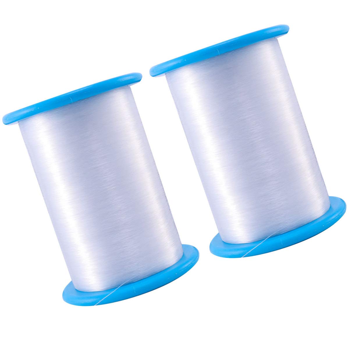 HEALLILY Bracelets Beaded Nylon Beading Thread Clear Invisible String Non Stretchy Beading Threads with 76mm Needle for DIY Crafts Jewelry Necklace Bracelets Jewelry Bracelets