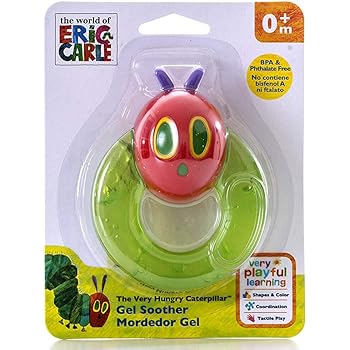 very hungry caterpillar teether rattle