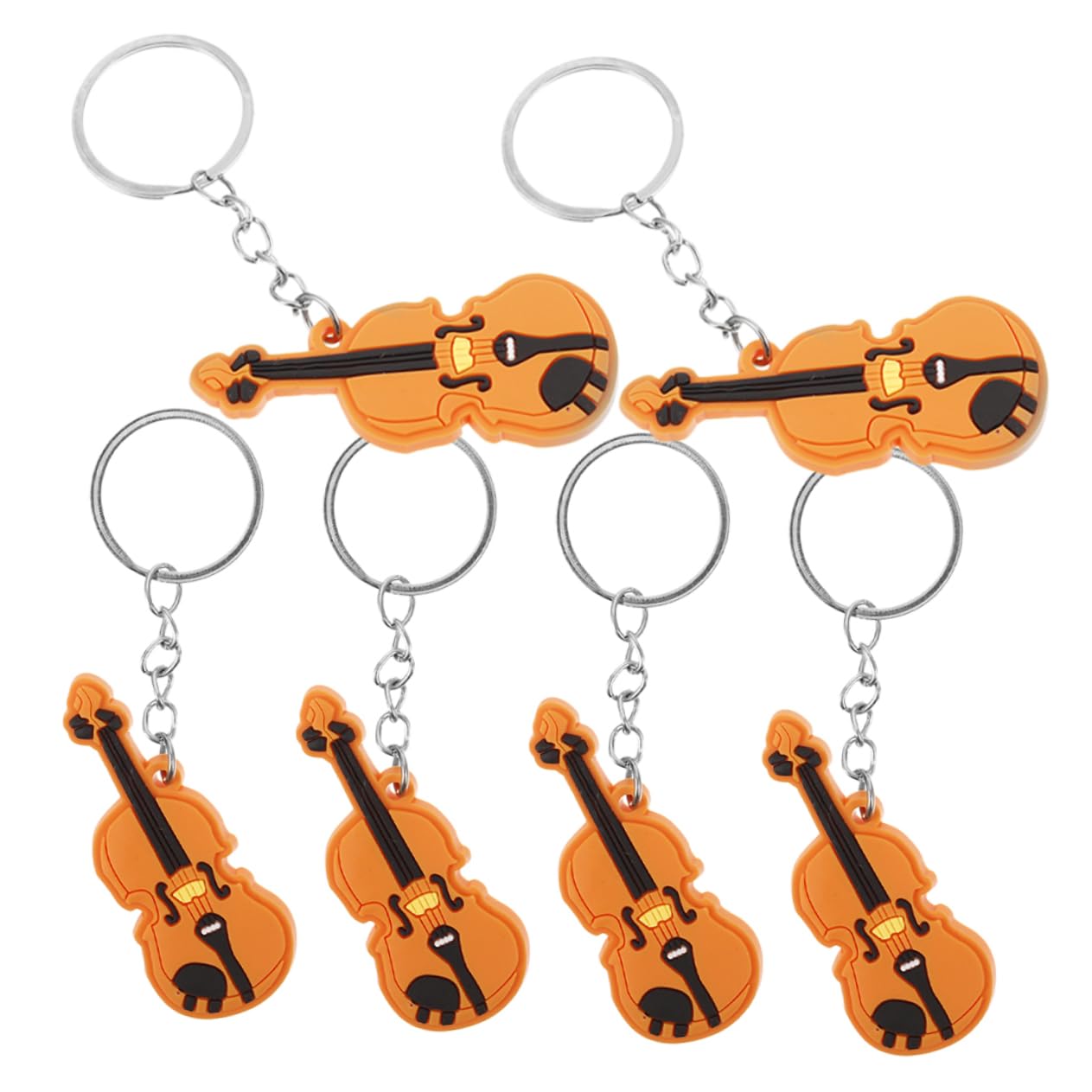 ifundom 30pezzi Portachiavi Violino Creativi Accessori Musicali Per Borse e Zaini Decorazione Per Amanti Della Musica e Musicisti