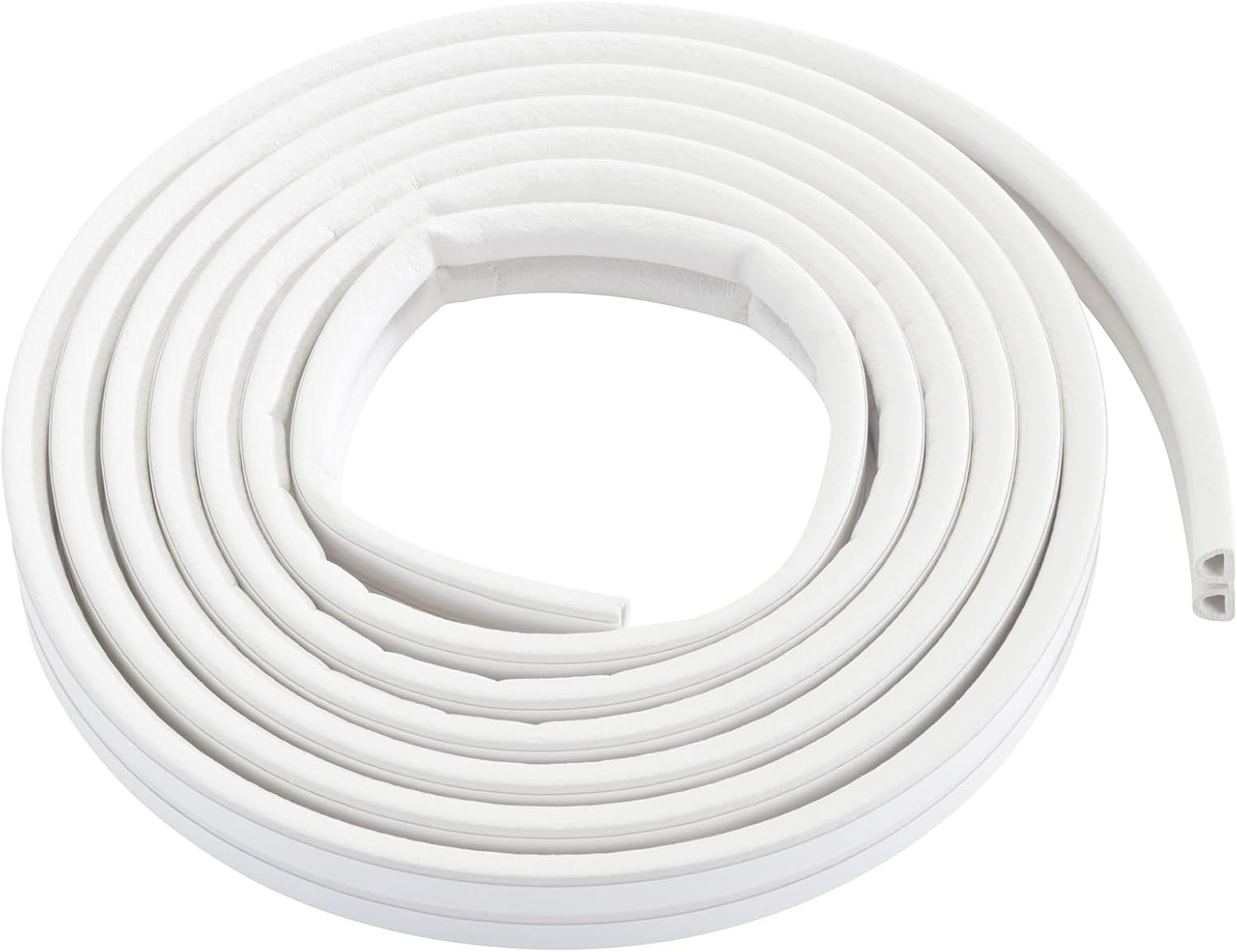 M-D Building Products 63628 1/4 in. x 5/16 in. x 17 ft. White Premium Rubber Window Seal for Medium Gaps