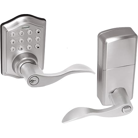 Honeywell Safes & Door Locks 8734301 Electronic Entry Lever Door Lock ...