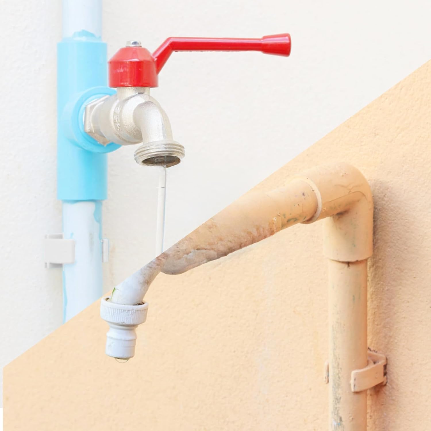 20Pcs 1/2 Inch Pipe Clamps, Sturdy Plastic Pex Clamp Pipes, Stiff PVC Water Pipes & Tubing Hoses Hanger Clamp, White Plastic U 16 mm Pex Clamps, Suitable for Fixing Pipe and Repairing